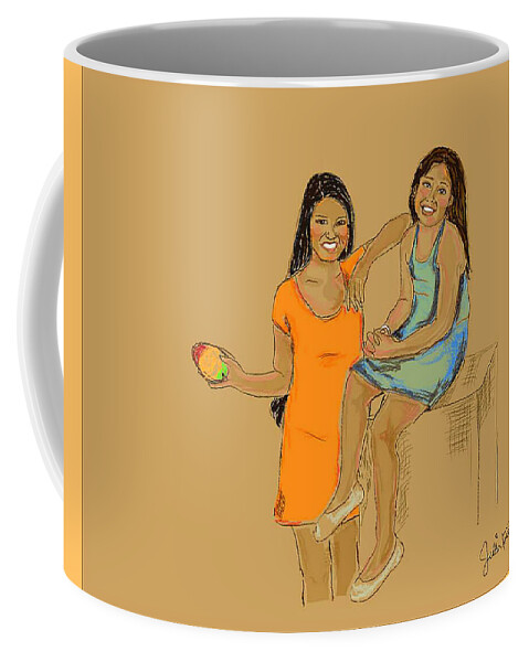 Hawaiian Girls Coffee Mug