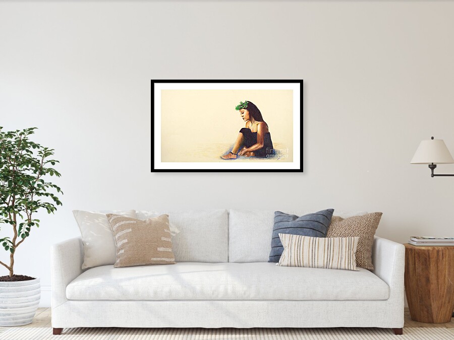 Hawaiian Hula Dancer Break by Julia Fong